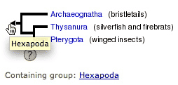 links to the containing group